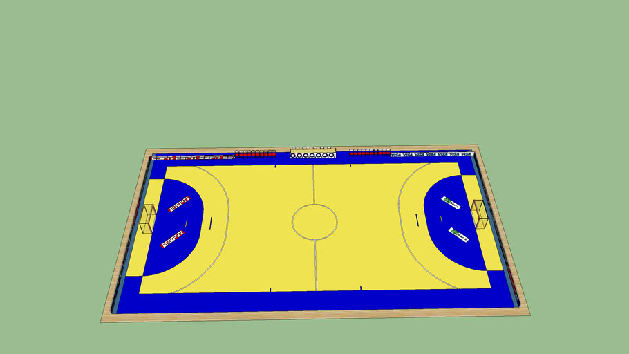 European Men's Handball Championship Handball Court 3D Warehouse