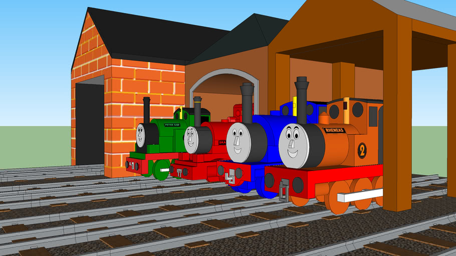 Four Little Engines Trainz