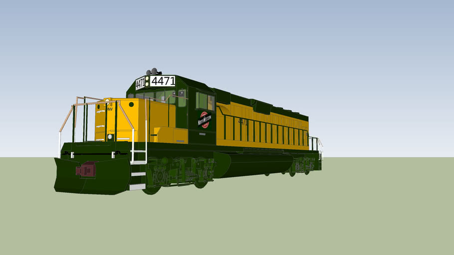 C&NW SD-40