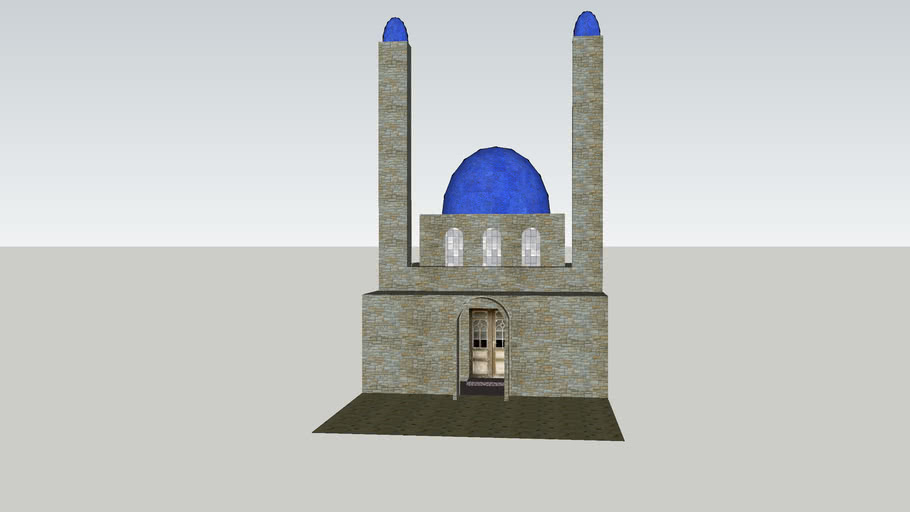 3D simple Islamic Mosque(no interior)