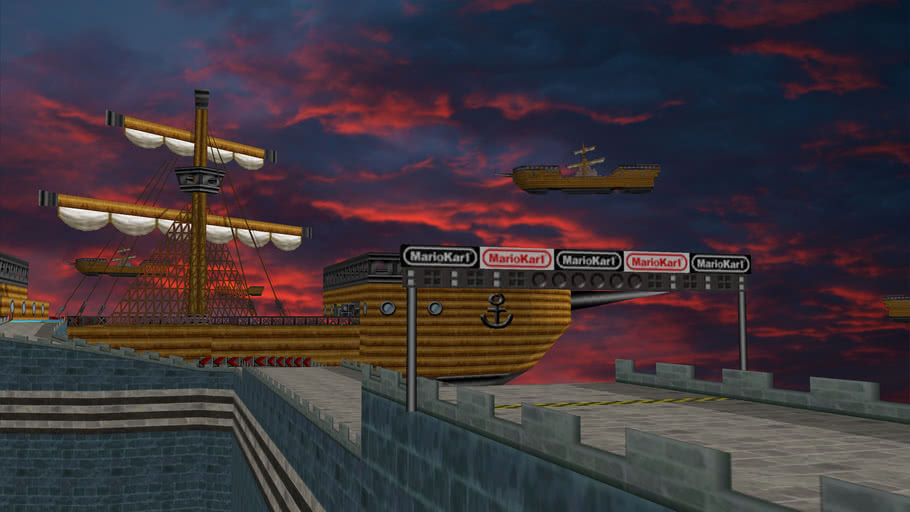 Airship Fortress (Mario Kart DS) | 3D Warehouse