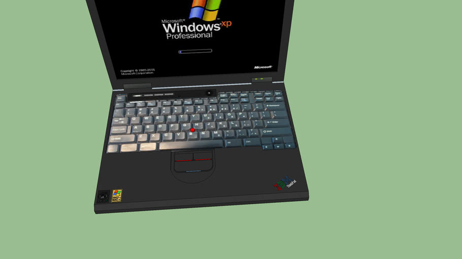 Ibm Thinkpad T23 Laptop Computer 3d Warehouse