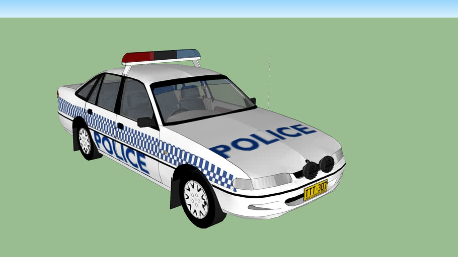 1993 HOLDEN VR COMMODORE EXECUTIVE POLICE CAR IN N.S.W | 3D Warehouse