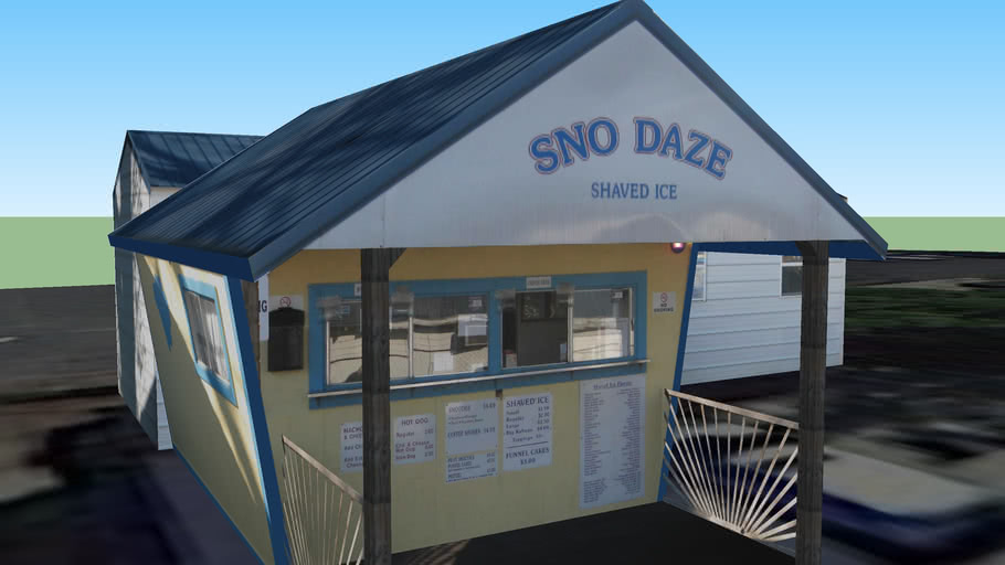 Sno Daze Shaved Ice, Hueytown, Al 3D Warehouse