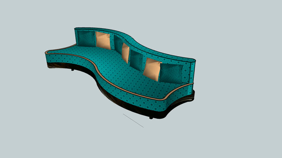 Curved Sofa 3D Warehouse