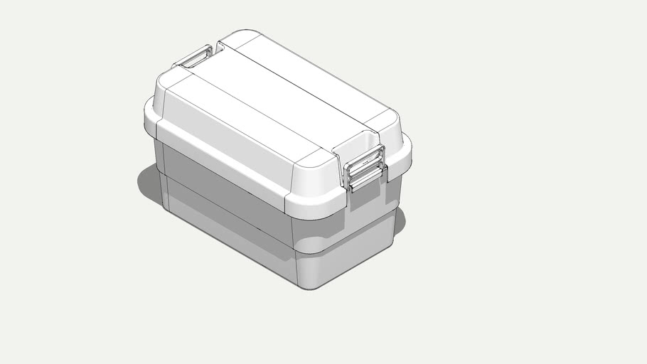 Muji Storage Box ポリプロピレン頑丈収納ボックス 耐壓收納箱 大 3d Warehouse