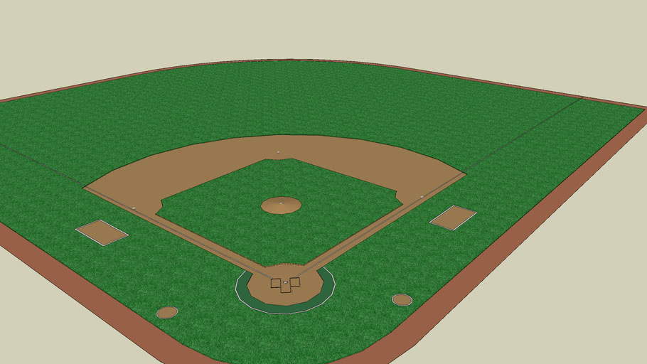 baseball field 3D Warehouse