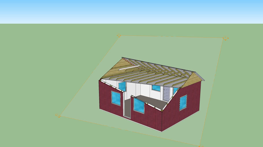 Simple developable house | 3D Warehouse