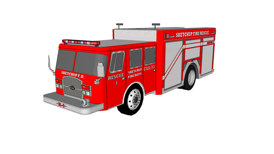 Sketchup Fire Rescue 1 | 3D Warehouse