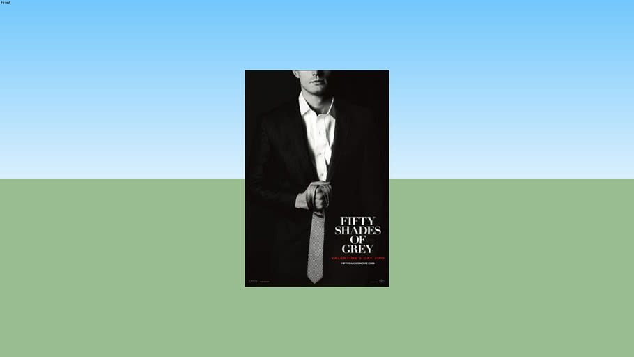 Fifty Shades Of Grey Teaser Ver 2 One Sheet Movie Poster 27x40 Double Sided Unframed 3d Warehouse