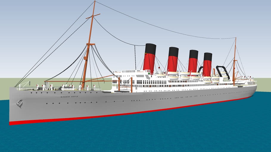 RMS Windsor castle | 3D Warehouse