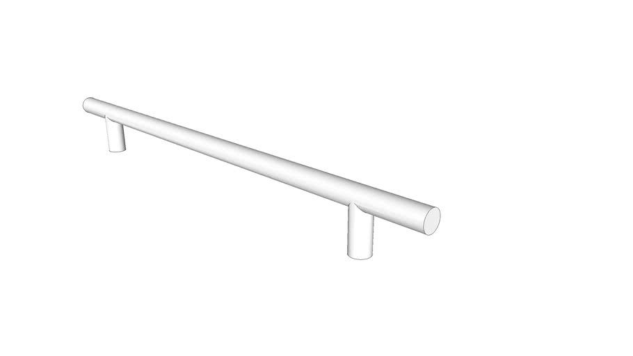 handle, round, 0.5 in. dia. x 13.25 in. McMasterCarr 1325A25 3D Warehouse