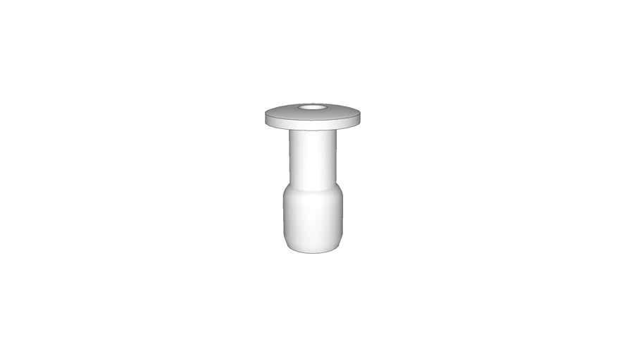 rivet, blind, aluminum, 0.375 in. dia., 0.251 to 0.375 in. grip