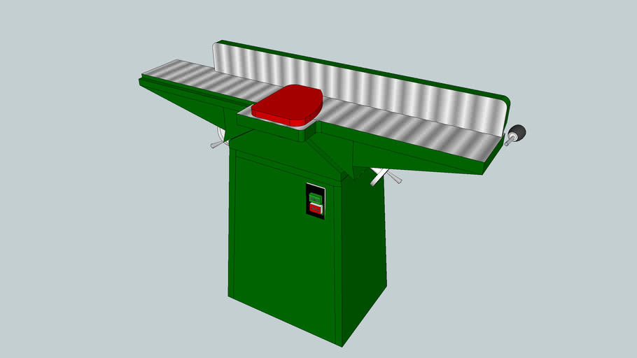 Central Machinery 30289 6' floor model jointer. 3D Warehouse