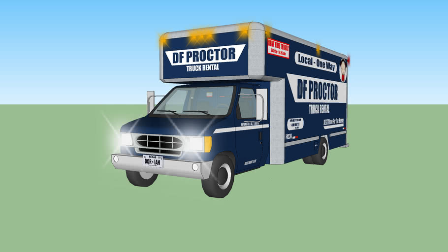 20' Rental Box Truck | 3D Warehouse