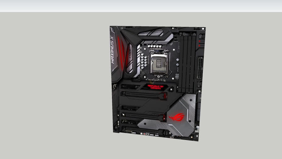 Asus ROG Maximus Code ATX Motherboard 3D Warehouse