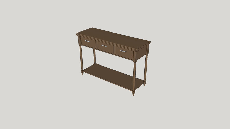 Console Table 02 3D Warehouse