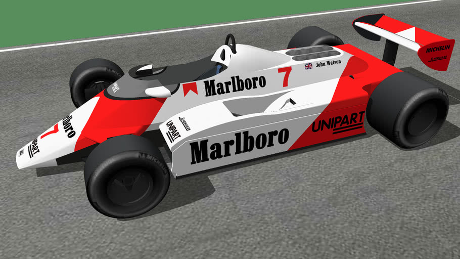 Mclaren Mp4 1b 19 3d Warehouse