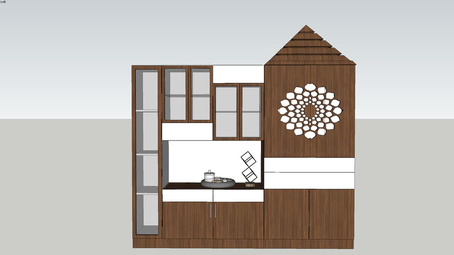 pooja and crockery unit 3D Warehouse