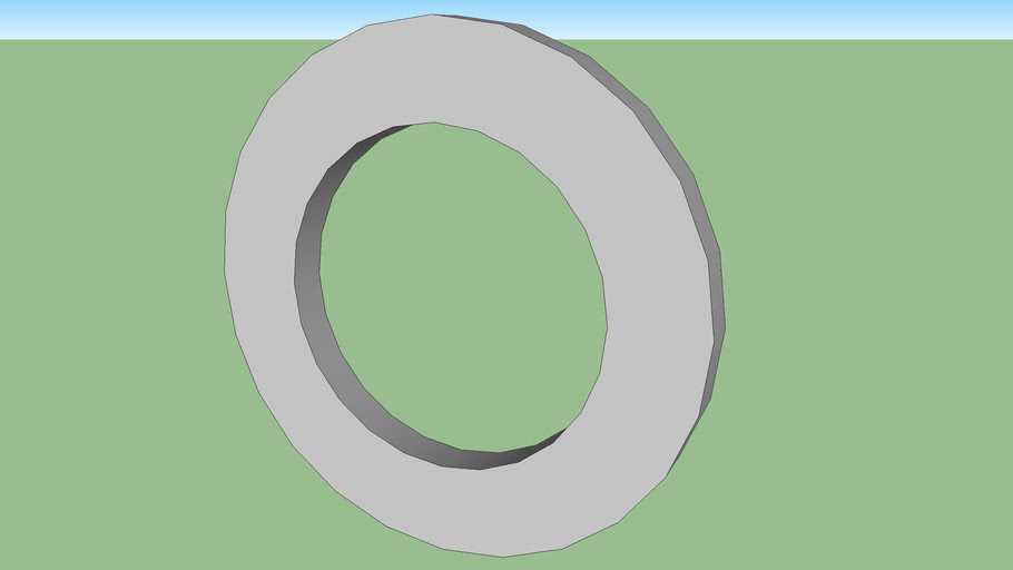 08760313 Sealing rings DIN 7603 A12x19Al 3D Warehouse