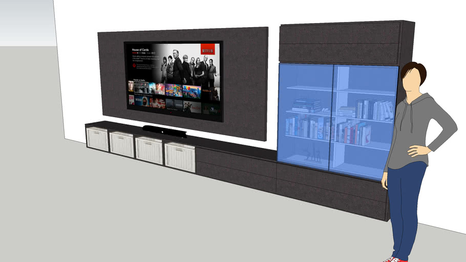 Unveiling the Art of Simplicity: Discover the Minimalist TV Unit 3D