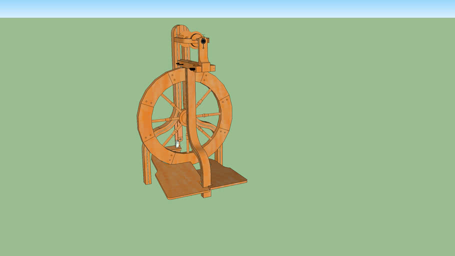 Castle Spinning Wheel 3D Warehouse