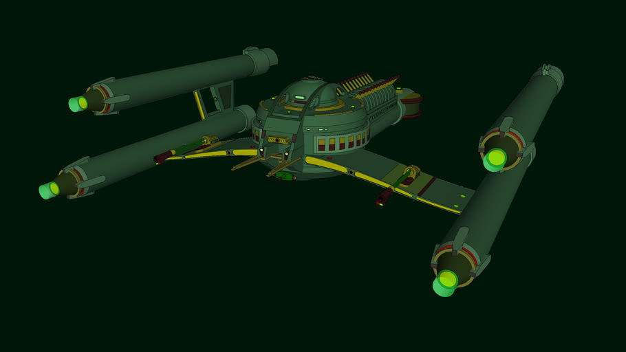 3D star trek tos arena Gorn ship | 3D Warehouse