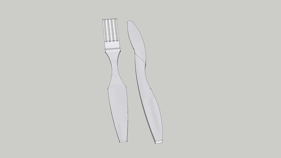 Fork & Knife 3D Warehouse