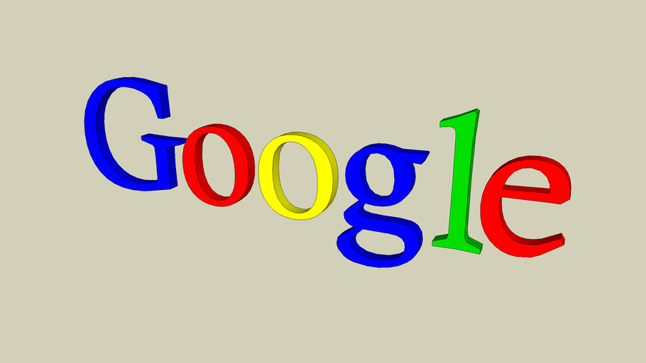 Google Logo | 3D Warehouse