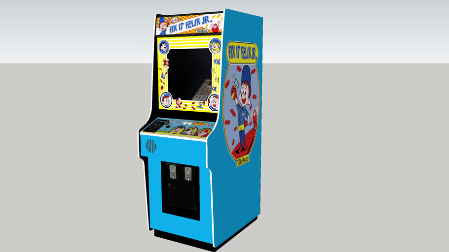 Fix It Felix Jr Arcade Game 3d Warehouse