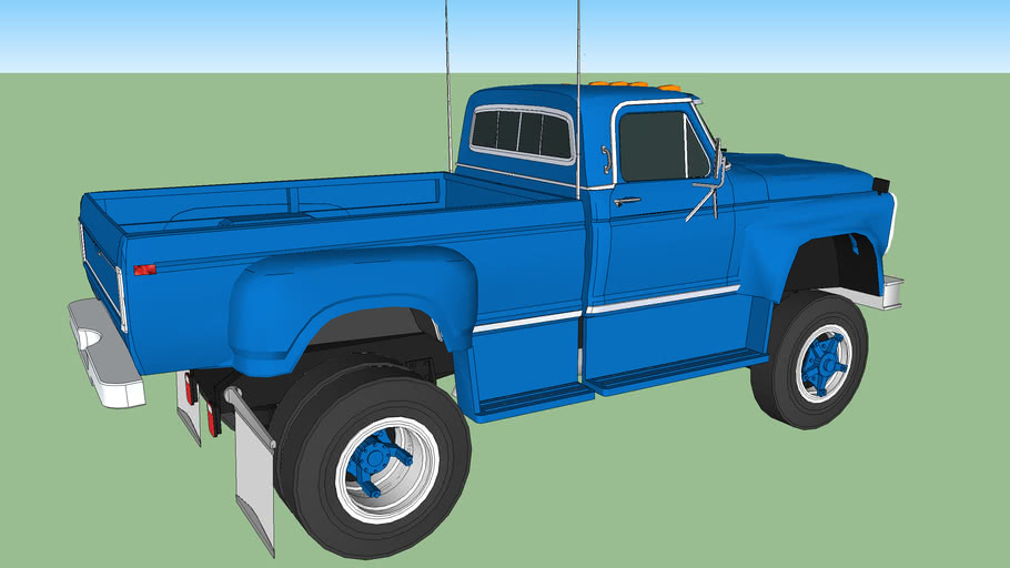 1979 Ford F 600 Dually Pickup 3d Warehouse