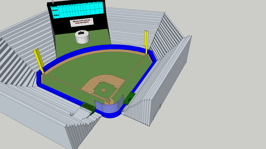 Baseball field 3D Warehouse