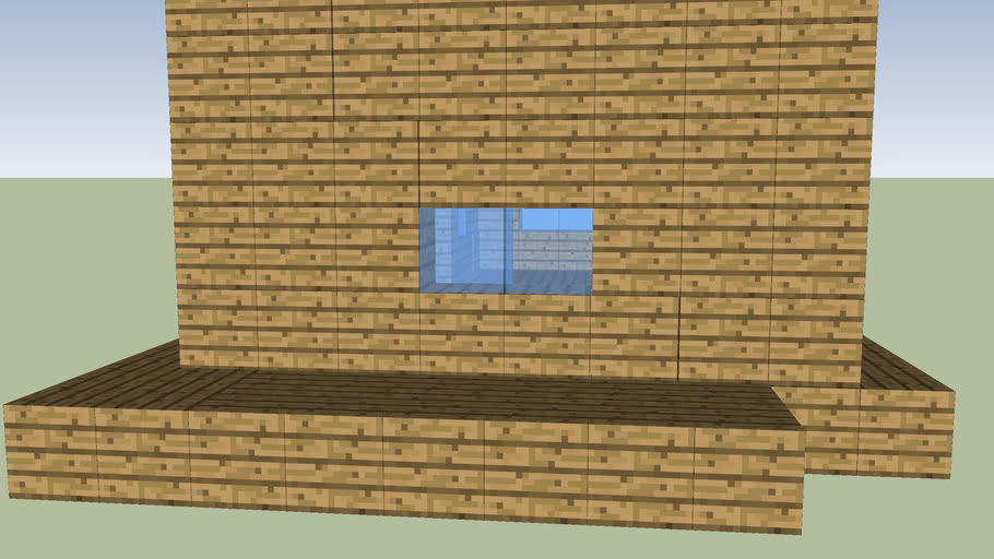 Maison Bois Minecraft 3d Warehouse