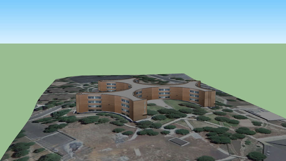 Mcconnell Drive Residential Hall 3d Warehouse