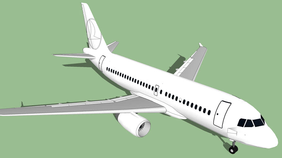 Template - Airbus A318 ''Babybus''. | 3D Warehouse