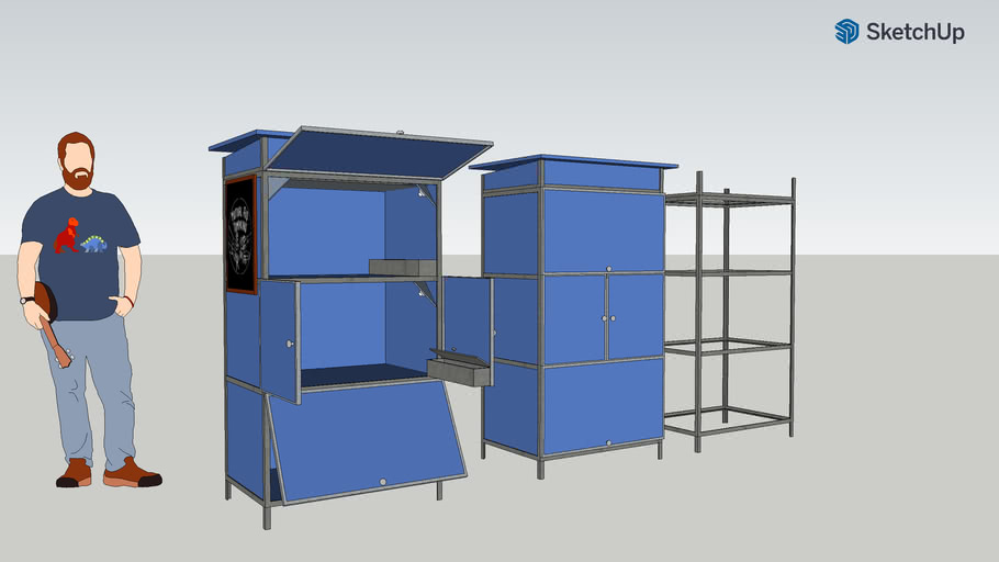 outdoor pantry 3D Warehouse