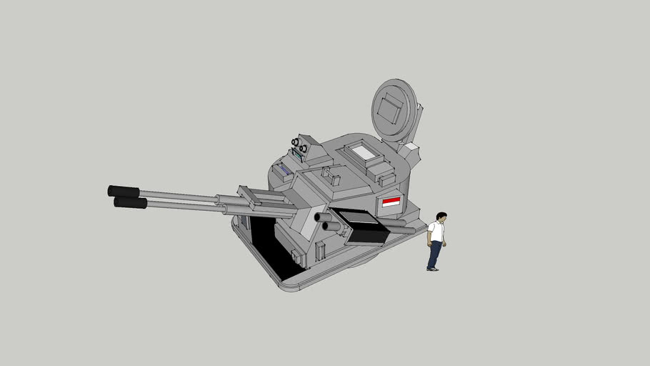 trisula anti aircraft gun