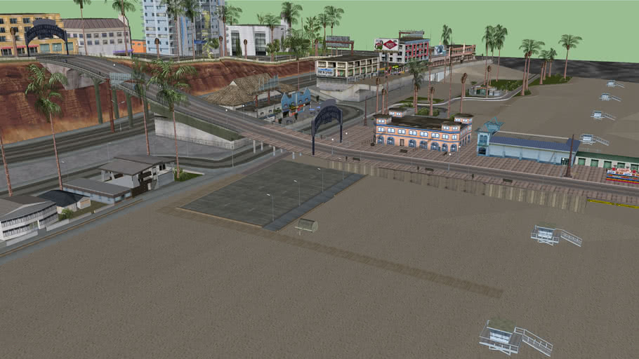 gta sa - Santa Maria strand | 3D Warehouse