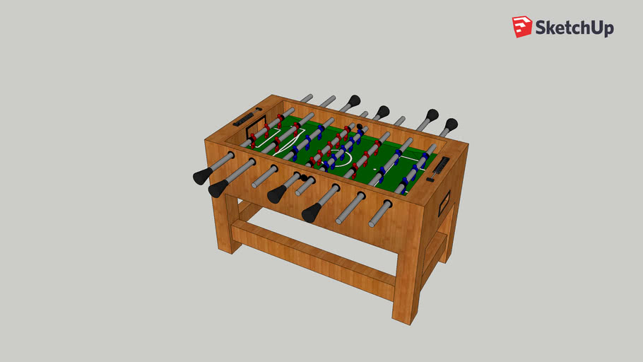 Foosball Table 3D Warehouse