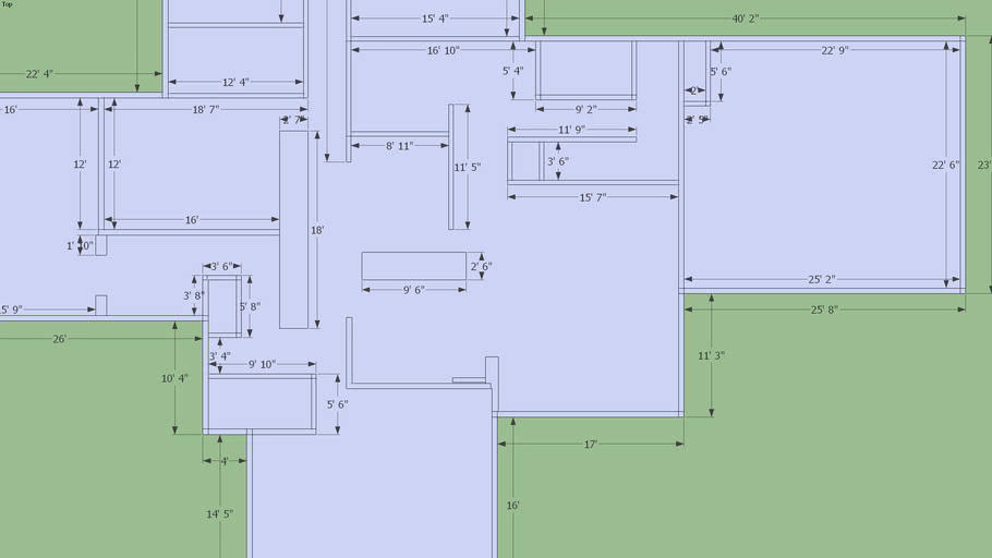 East Franklin House Print | 3D Warehouse