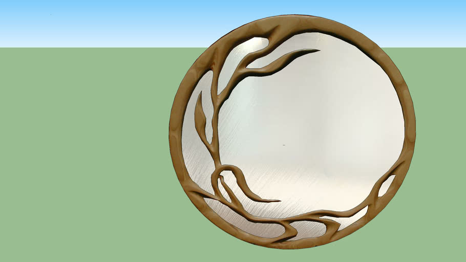 CONVEx WOODEN MIRROR 3D Warehouse