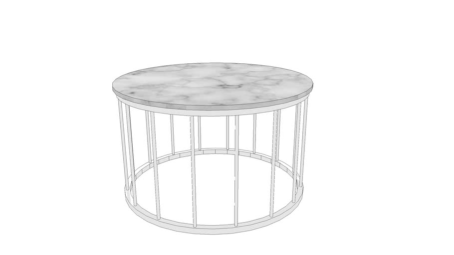 Marble Round Coffee Table 3d Warehouse, 3d Coffee Table Drawing