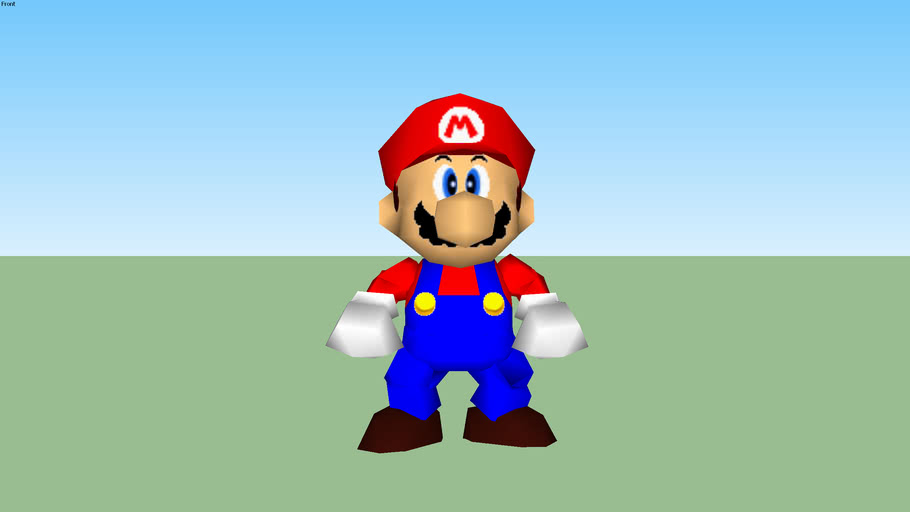 Mario model. Super Mario 64. Mario 64 model. Супер Марио 64 модель Марио.