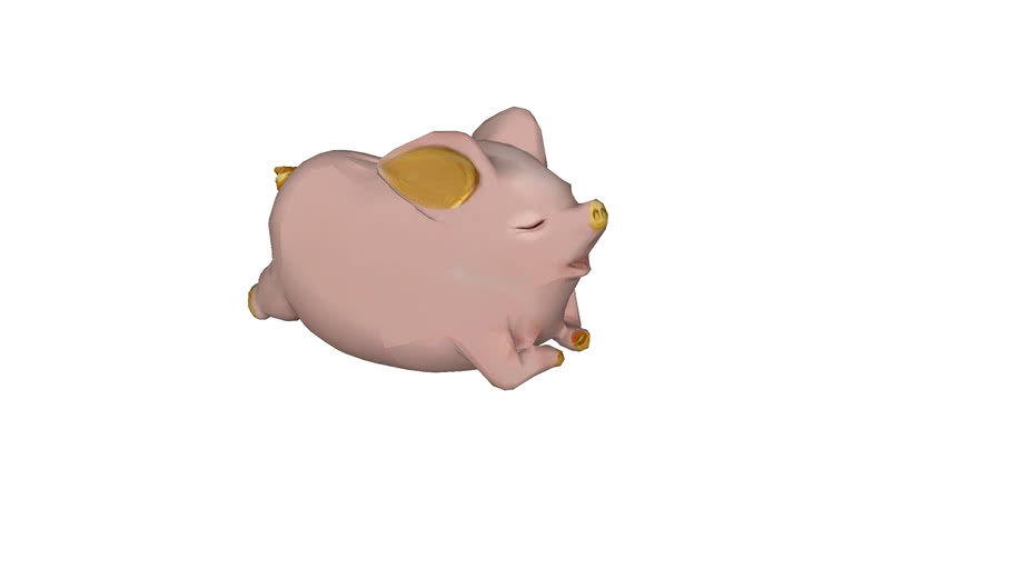 51445 Money Box Pig Pink