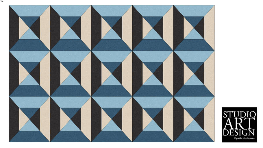 Tapete Formas II 3D Warehouse