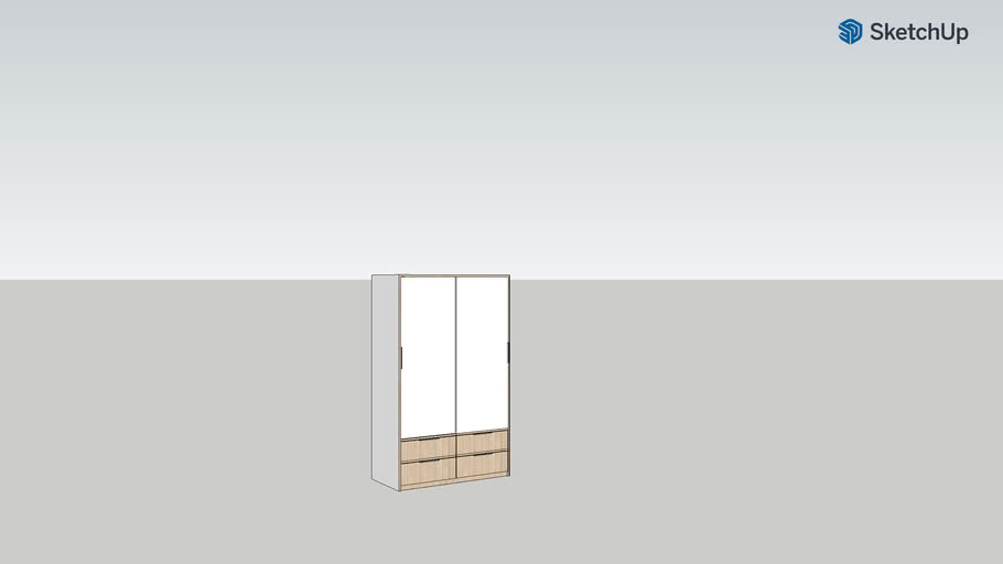 Closet KJELLERUP Jysk 3D Warehouse