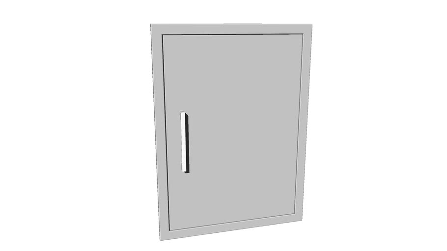 Signature Series Beveled Frame 17 x 24 Vertical Single Access Doors Right Swing