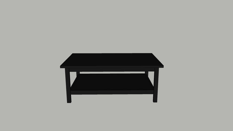 Ikea Hemnes Coffee Table Black 3d Warehouse