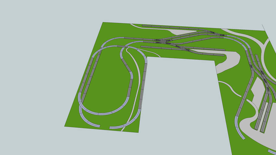 Model Train Layout 3D Warehouse