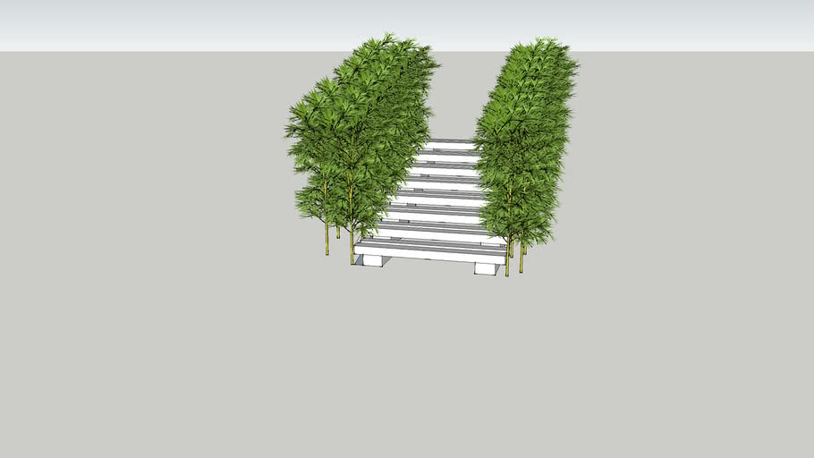 escalier bois sans texture